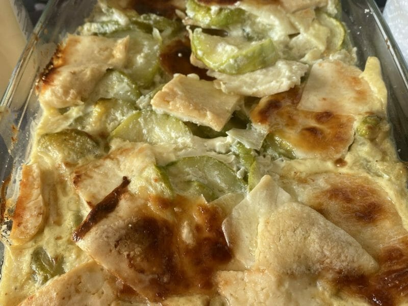 Cliquez pour zoomer ! Gratin de courgettes au chèvre Thermomix par romy23