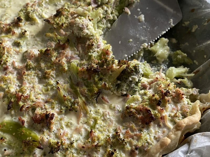 Cliquez pour zoomer ! Quiche au brocoli et jambon Thermomix par romy23