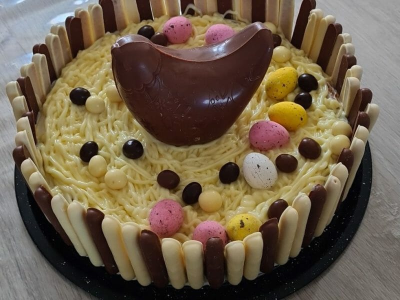 Cliquez pour zoomer ! Gâteau lapin de Pâques Thermomix par doronoma