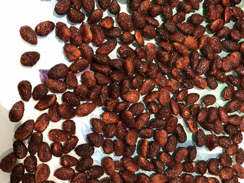 Cliquez pour zoomer ! Amandes grillées à la cannelle et au miel Thermomix par amalifofolle