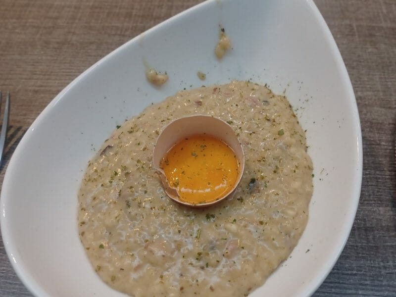 Cliquez pour zoomer ! Risotto façon carbonara Thermomix par zimmaud