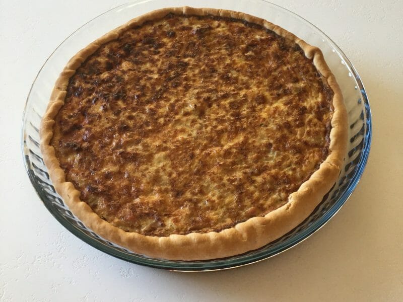 Cliquez pour zoomer ! Quiche au thon et aux noisettes Thermomix par Claudine Sarpoil