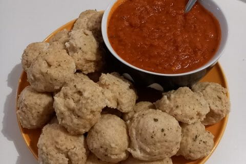 Cliquez pour zoomer ! Boulettes de ricotta sauce tomate Thermomix par siamois79