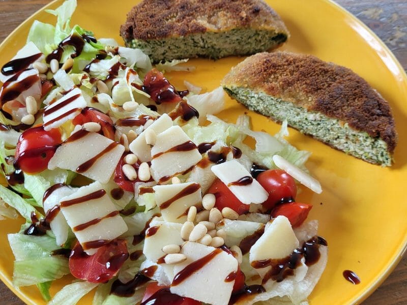 Cliquez pour zoomer ! Escalopes poulet et épinards panées Thermomix par siamois79