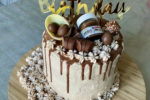 Cliquez pour zoomer ! Layer cake Kinder Bueno Thermomix par celine_k