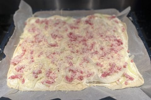 Cliquez pour zoomer ! Flammekueche traditionnelle Thermomix par amandine_366