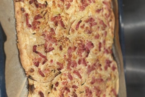 Cliquez pour zoomer ! Flammekueche traditionnelle Thermomix par amandine_366