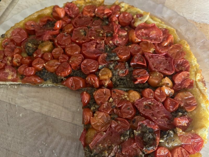 Cliquez pour zoomer ! Tatin de tomates cerises à la tapenade Thermomix par amandine_366