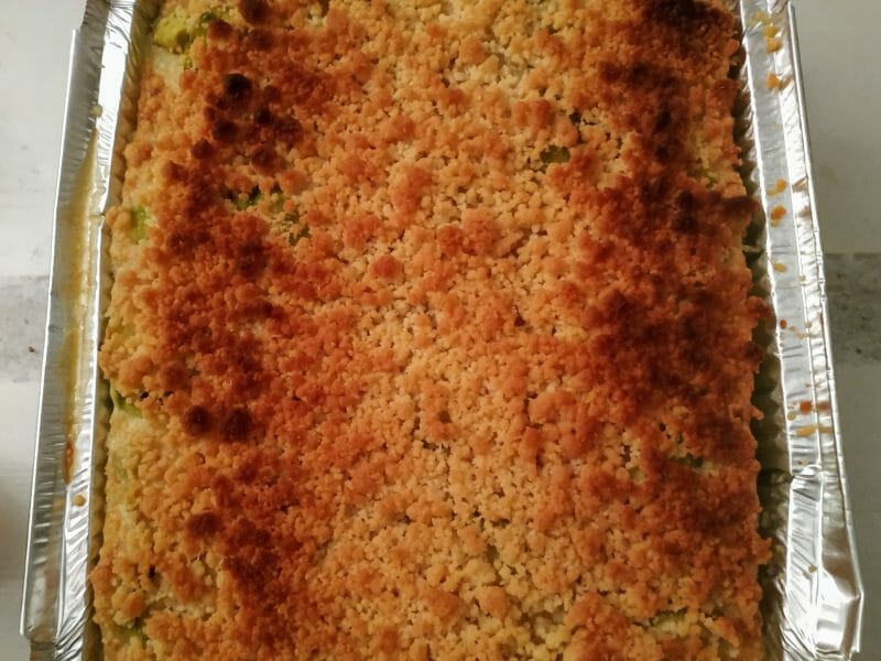 Cliquez pour zoomer ! Crumble poulet, courgettes et parmesan Thermomix par jillemma