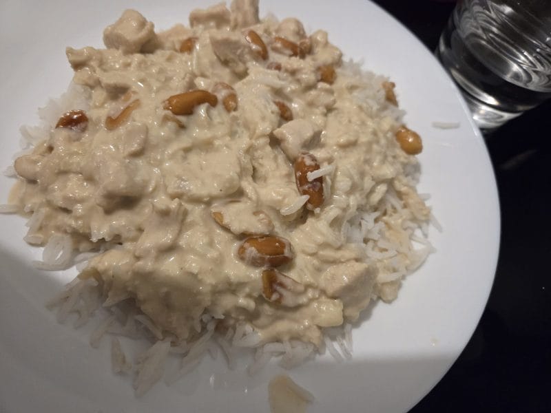 Cliquez pour zoomer ! Effiloché de poulet aux cacahuètes Thermomix par jenn_12