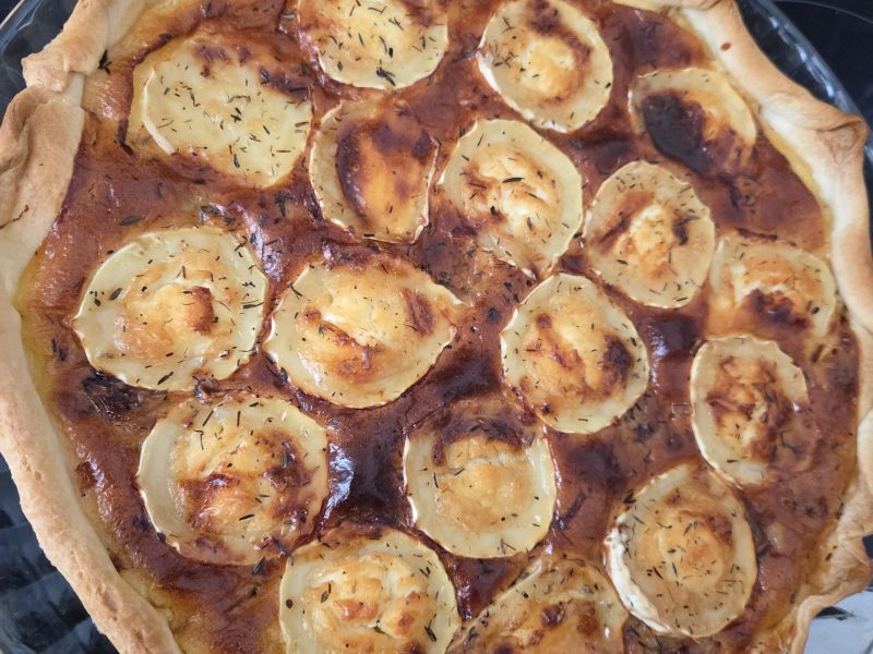 Cliquez pour zoomer ! Quiche oignons, chèvre et miel Thermomix par jenn_12