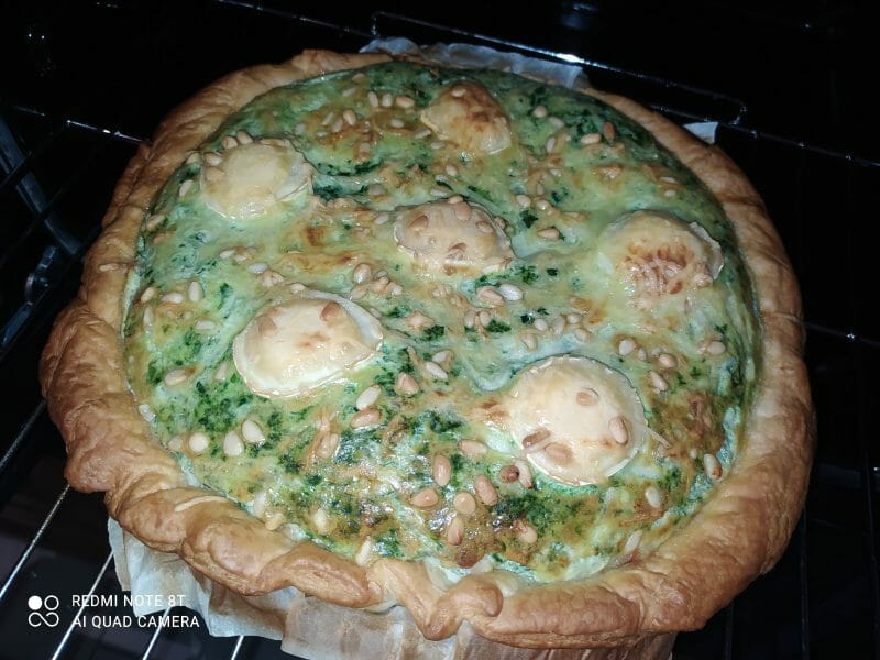 Cliquez pour zoomer ! Quiche épinards et lardons Thermomix par sjmnt1305