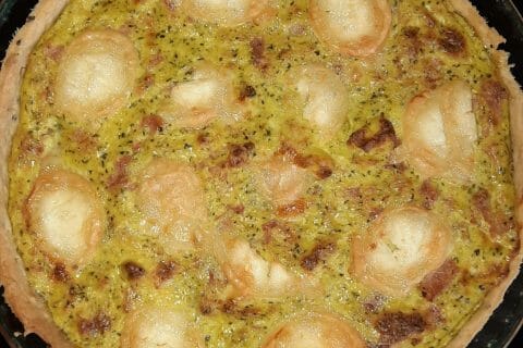 Cliquez pour zoomer ! Tarte courgette, jambon & chèvre Thermomix par gambuzza