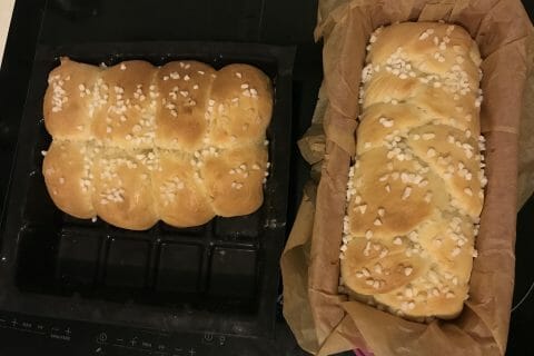 Cliquez pour zoomer ! Brioche tressée à la mie filante Thermomix par flolala