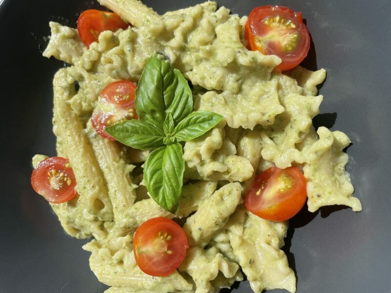 Cliquez pour zoomer ! Farfalle à la crème de courgettes Thermomix par flolala