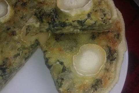 Cliquez pour zoomer ! Quiche épinards et lardons Thermomix par lili8958