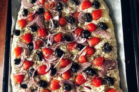 Cliquez pour zoomer ! Focaccia des Pouilles Thermomix par millelodie