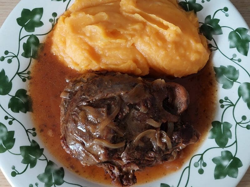 Cliquez pour zoomer ! Purée de pommes de terre et patates douces Thermomix par Oriege