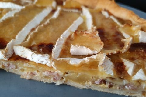Cliquez pour zoomer ! Tarte au camembert, pommes et lardons Thermomix par celiline85