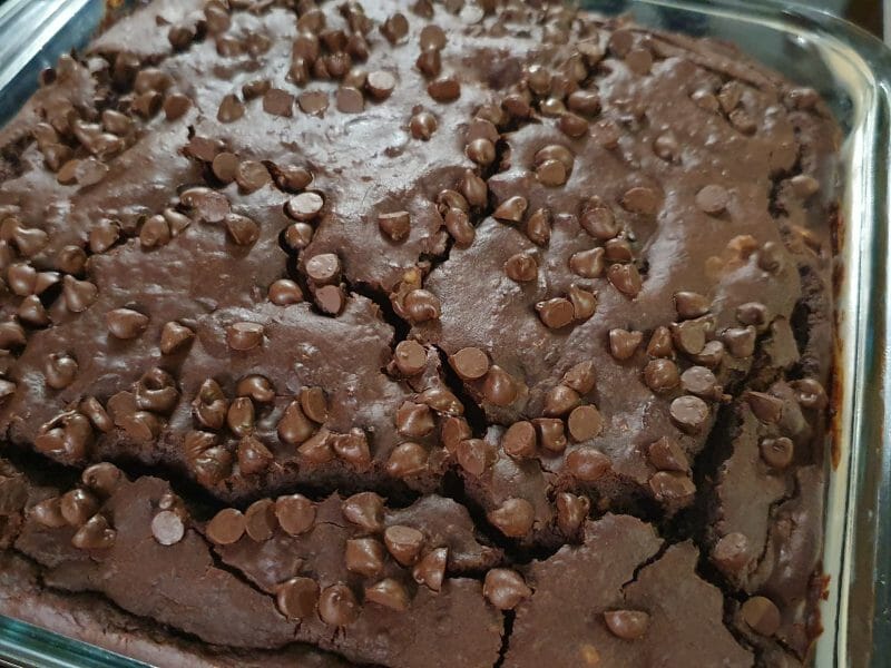 Cliquez pour zoomer ! Brownie magique aux haricots rouges Thermomix par celiline85