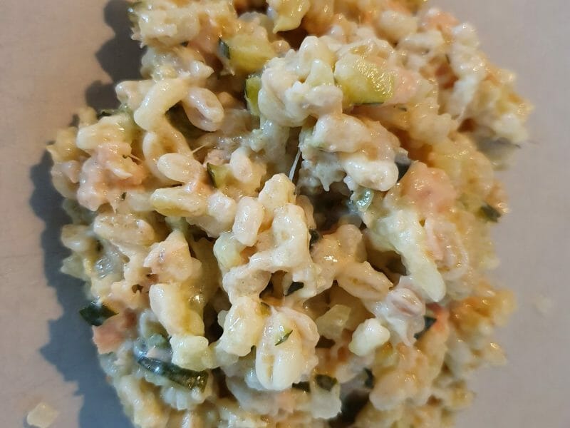 Cliquez pour zoomer ! Risotto courgettes saumon Thermomix par celiline85