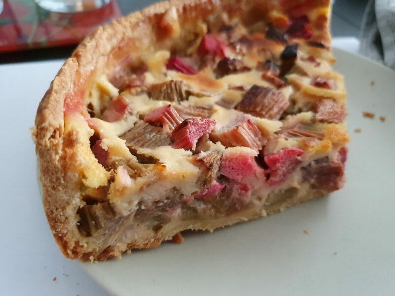 Cliquez pour zoomer ! Tarte à la rhubarbe Thermomix par celiline85