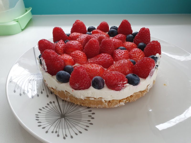 Cliquez pour zoomer ! Tarte aux fraises sans cuisson Thermomix par cynthia_80