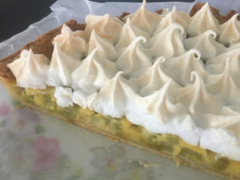 Cliquez pour zoomer ! Tarte à la rhubarbe Thermomix par nannou68