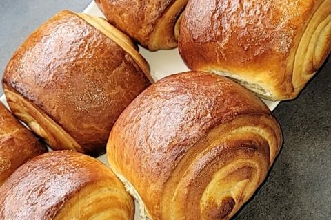 Cliquez pour zoomer ! Pains au chocolat briochés Thermomix par sandrine**