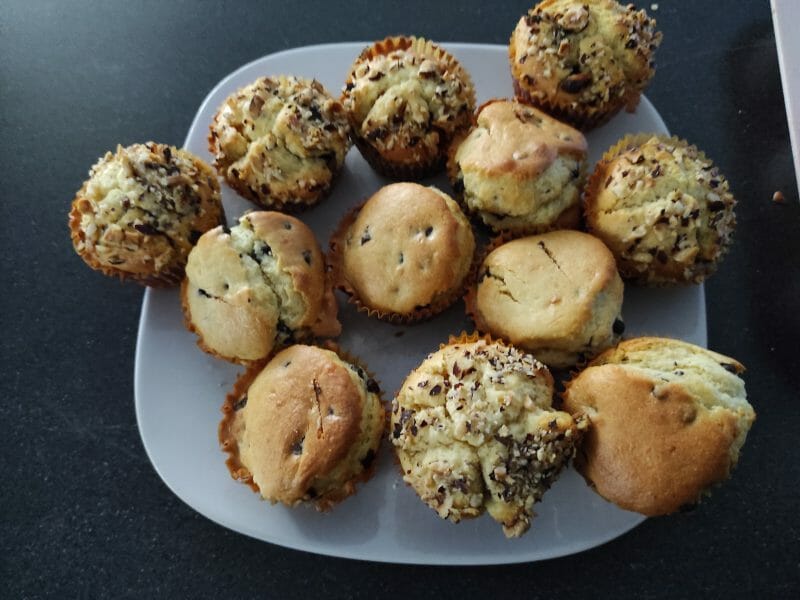 Cliquez pour zoomer ! Muffins aux pépites de chocolat Thermomix par delphine_285