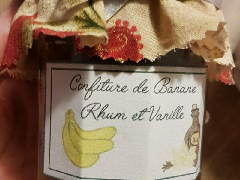 Cliquez pour zoomer ! Confiture banane, vanille et rhum Thermomix par Folavril