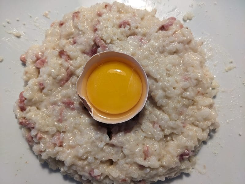 Cliquez pour zoomer ! Risotto façon carbonara Thermomix par Folavril