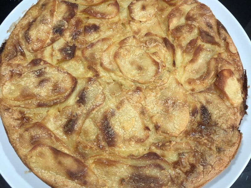 Cliquez pour zoomer ! Gâteau invisible raclette Thermomix par Christelled72