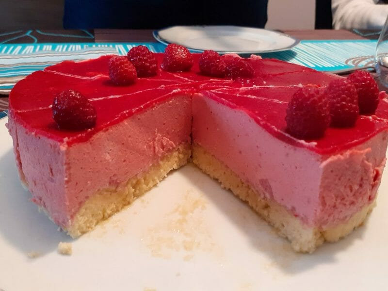 Cliquez pour zoomer ! Bavarois aux framboises Thermomix par stef1801