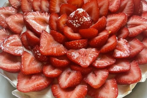 Cliquez pour zoomer ! Tarte aux fraises sans cuisson Thermomix par samia_corco