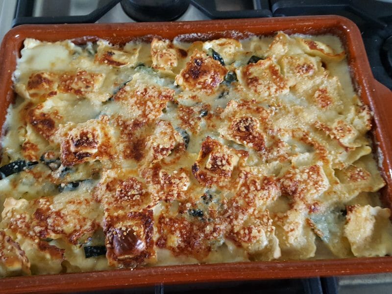 Cliquez pour zoomer ! Gratin de ravioles aux courgettes Thermomix par David guitton