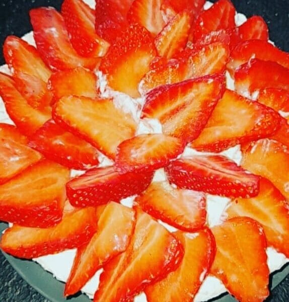 Cliquez pour zoomer ! Tarte aux fraises sans cuisson Thermomix par melodyel