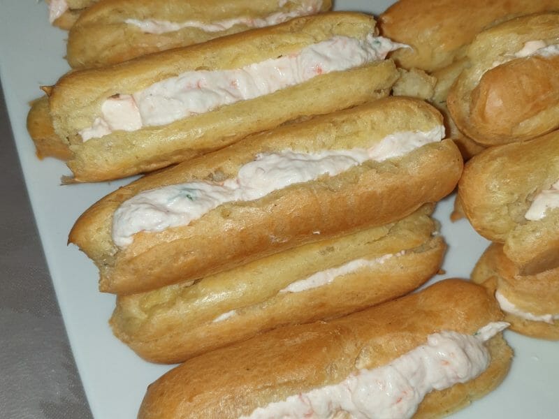 Cliquez pour zoomer ! Mini éclairs au saumon fumé Thermomix par priscilla_59