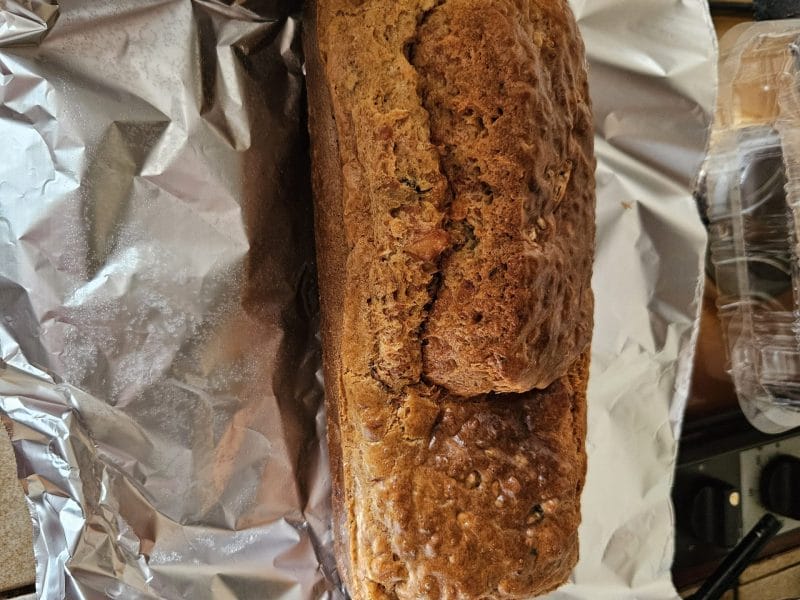 Cliquez pour zoomer ! Cake chèvre, noisettes et lardons Thermomix par jennie_2