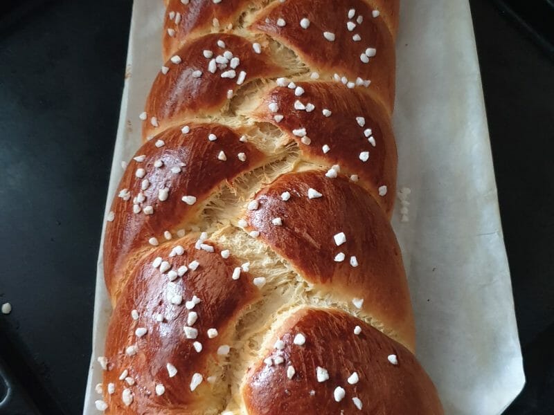 Cliquez pour zoomer ! Brioche tressée à la mie filante Thermomix par Yaya85