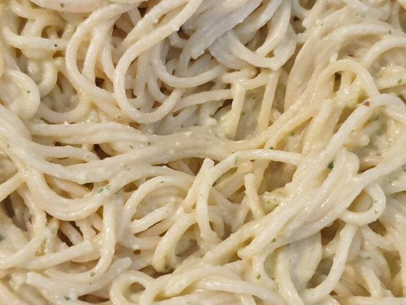 Cliquez pour zoomer ! Farfalle à la crème de courgettes Thermomix par Yaya85