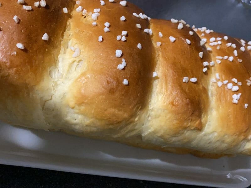 Cliquez pour zoomer ! Brioche sans beurre, sans oeufs Thermomix par louisa_10