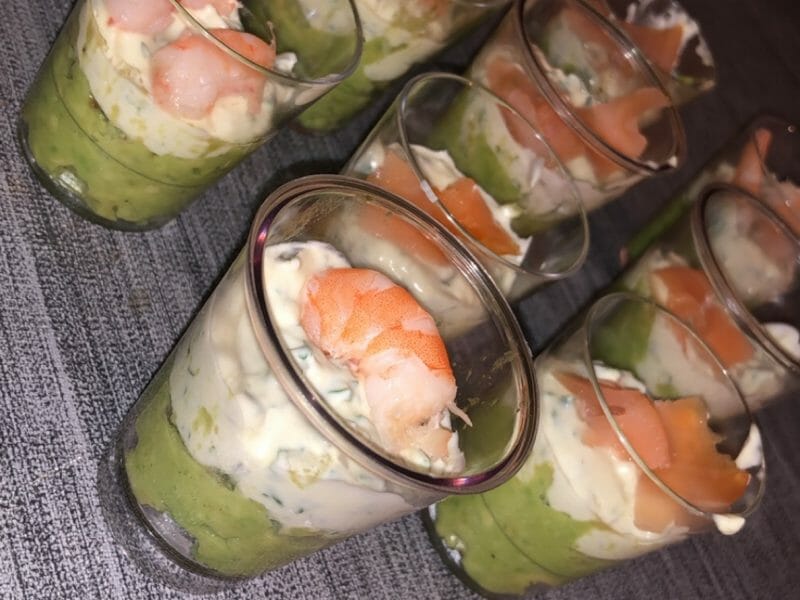 Cliquez pour zoomer ! Verrines saumon avocat Thermomix par anna_d