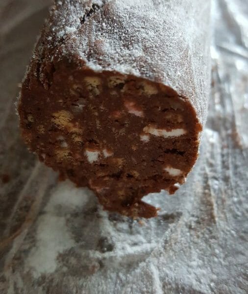 Cliquez pour zoomer ! Saucisson au chocolat Thermomix par Marie-Charlotte