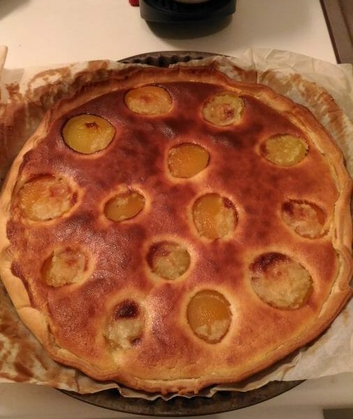 Cliquez pour zoomer ! Tarte amandine aux abricots Thermomix par Pampam