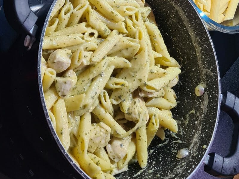 Cliquez pour zoomer ! Farfalle à la crème de courgettes Thermomix par melanie_461