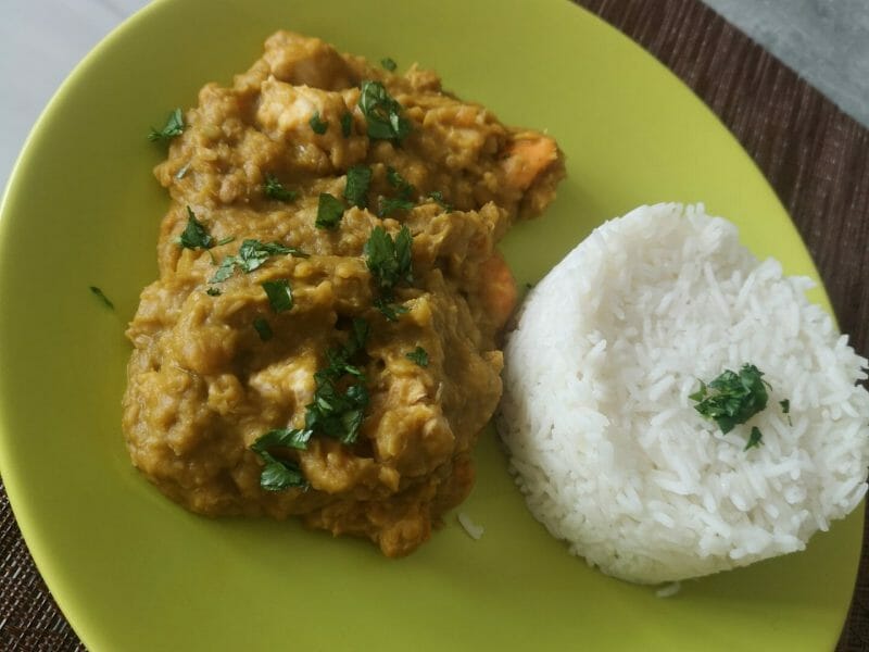 Cliquez pour zoomer ! Curry de poulet aux patates douces Thermomix par Ismah