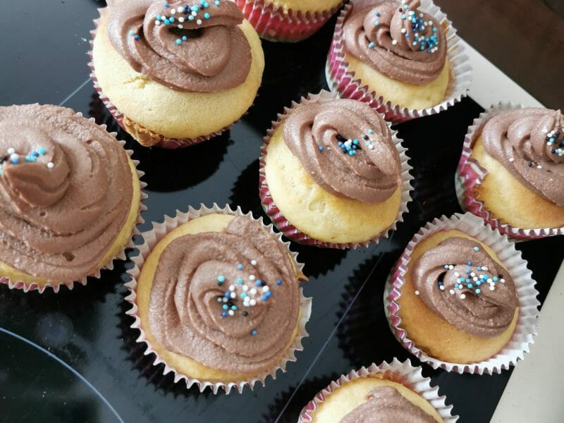 Cliquez pour zoomer ! Cupcakes au nutella Thermomix par Ismah