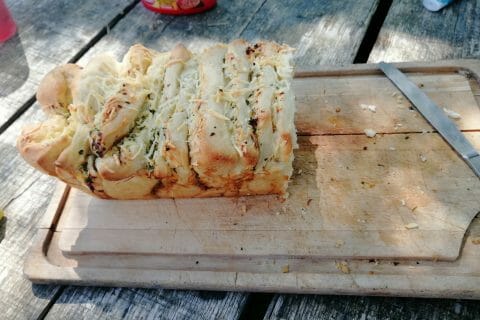 Cliquez pour zoomer ! Pain à l’ail, persil et mozzarella Thermomix par melina_32