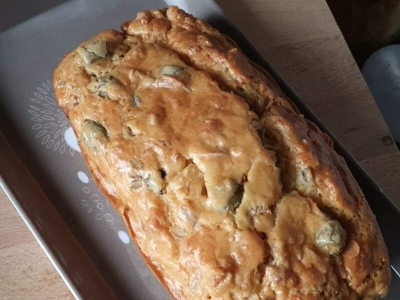 Cliquez pour zoomer ! Cake salé jambon fromage et olives Thermomix par yonyon85